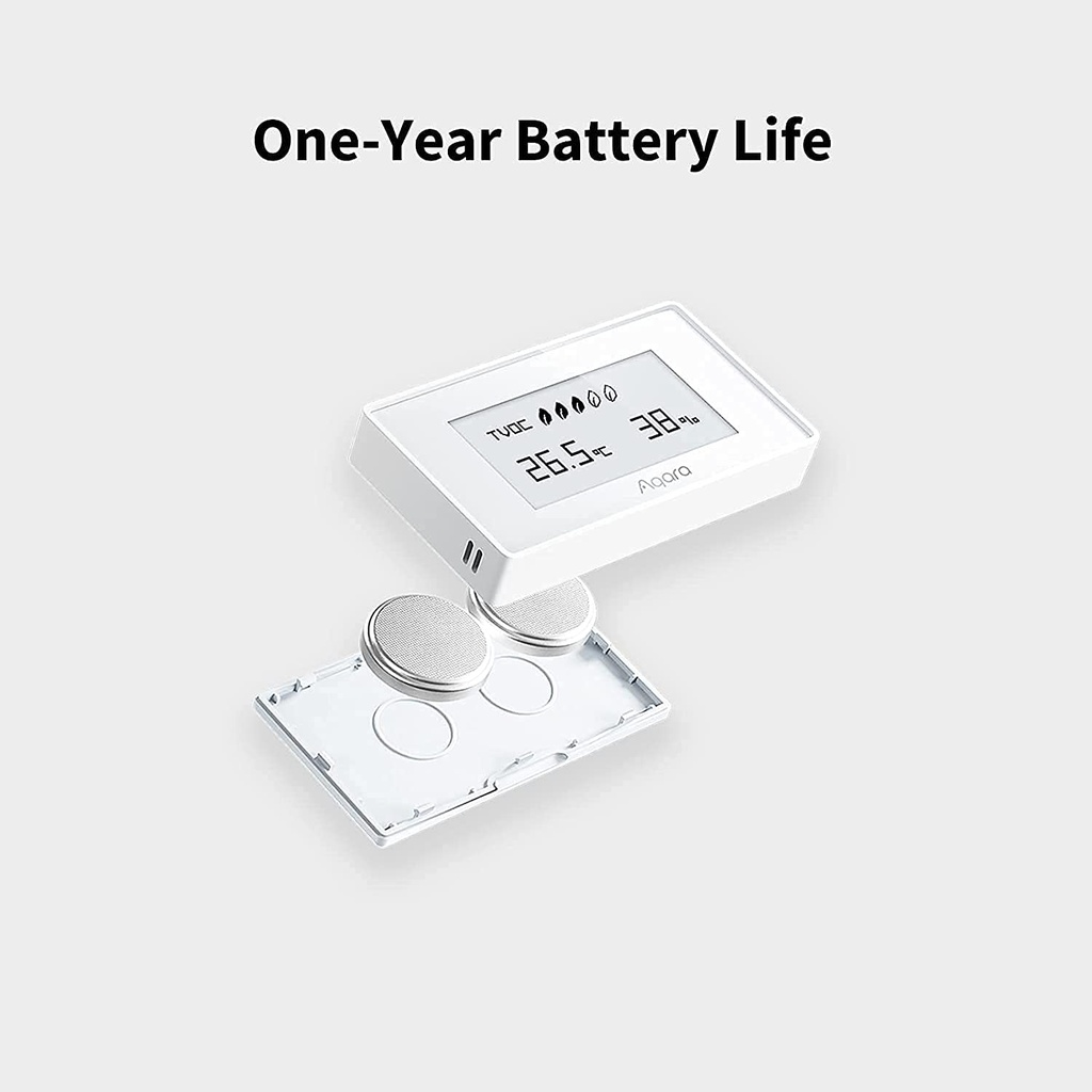 Aqara Moniteur de qualité de l'air intérieur, nécessite un concentrateur AQARA ,  HomeKit, Google, Alexa et IFTTT