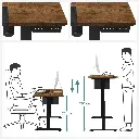 SONGMICS Bureau Assis Debout Électrique (2).webp