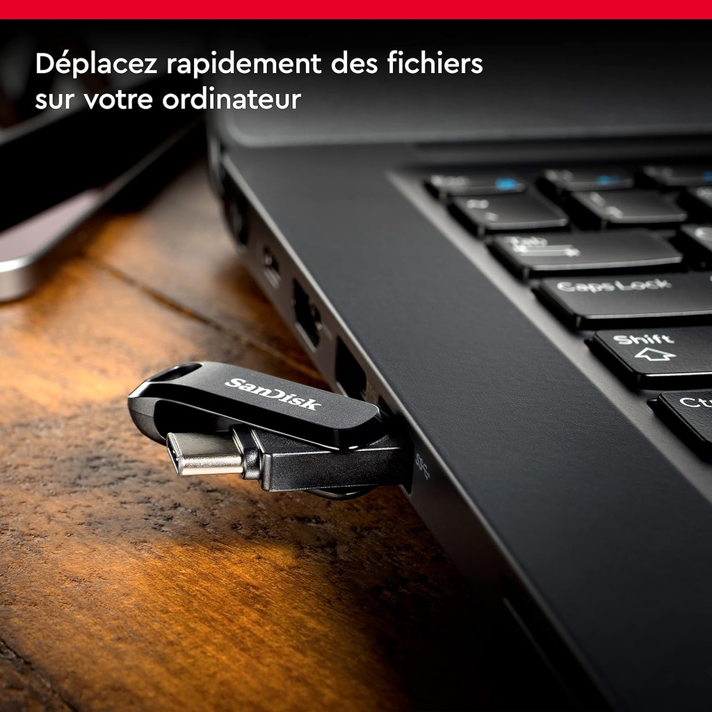 SanDisk Ultra Dual Drive Go 128 Go, Clé USB Type-C