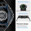 Spigen Rugged Armor Pro Coque avec Bracelet Compatible avec Samsung Galaxy Watch 6 Classic 47mm