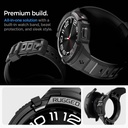 Spigen Rugged Armor Pro Coque avec Bracelet Compatible avec Samsung Galaxy Watch 6 Classic 47mm