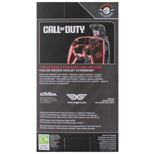 Cableguys Call of Duty Zombie Ghost Warzone Support Manette et Porte Telephone 