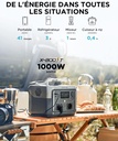 Station électrique portable ECOFLOW RIVER 2 MAX, batterie LiFeP04, 512 Wh charge rapide en 1 heure, sortie 1000 W avec X-boost