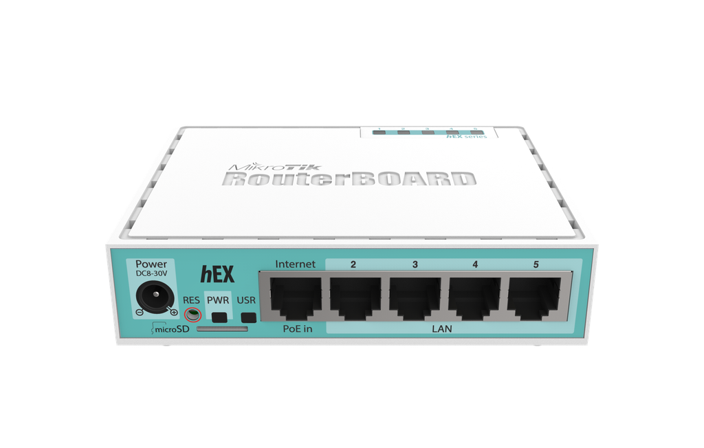 MikroTik HEX RB750Gr3 - vue 3