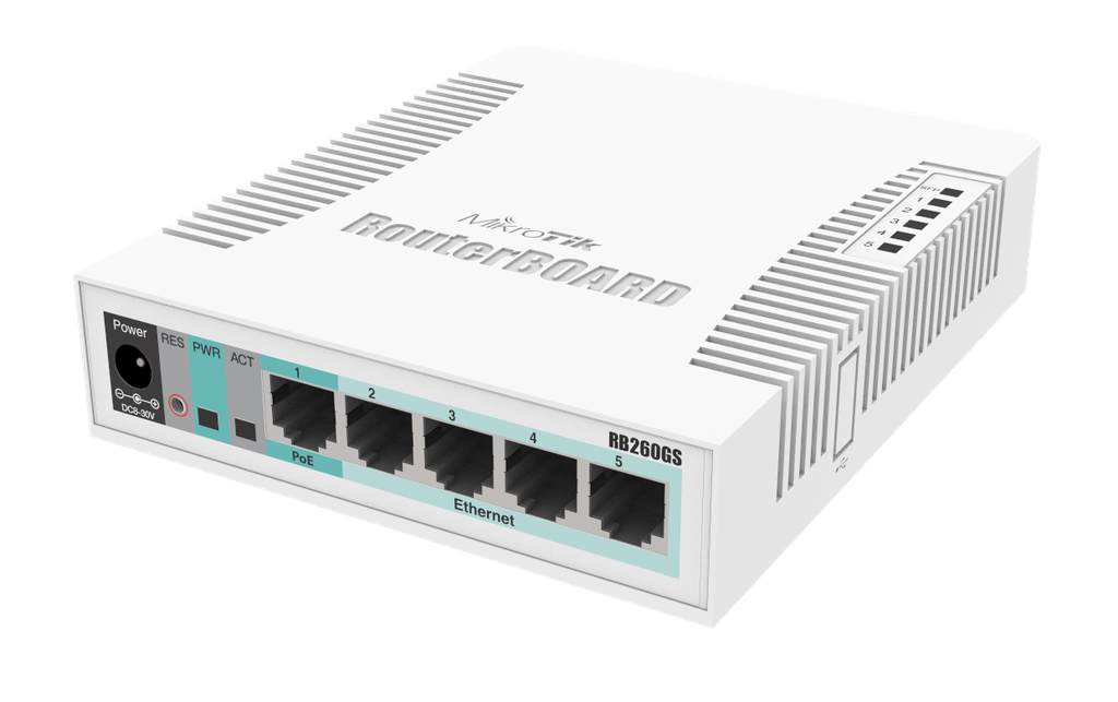 MikroTik RB260GS - vue 2