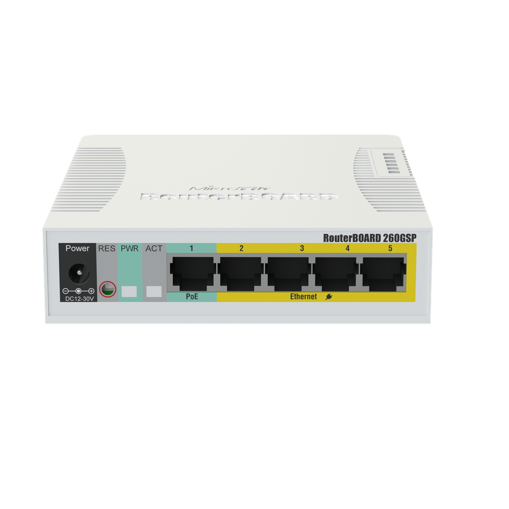 MikroTik RB260GSP - vue 2