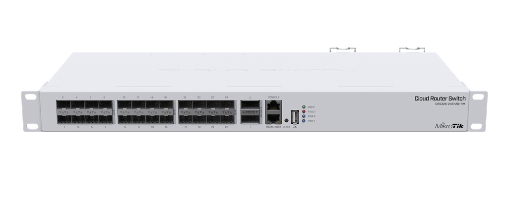 MikroTik CRS326-24S+2Q+RM - vue 1