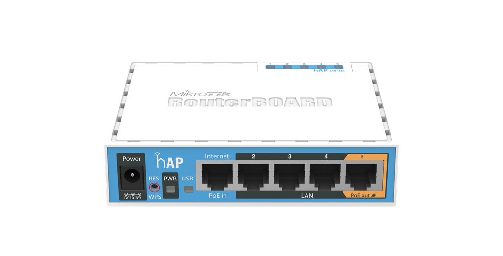 MikroTik HAP - vue 1