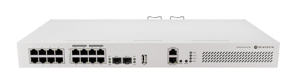 Mikrotik CRS418-8P-8G-2S+RM - vue 2