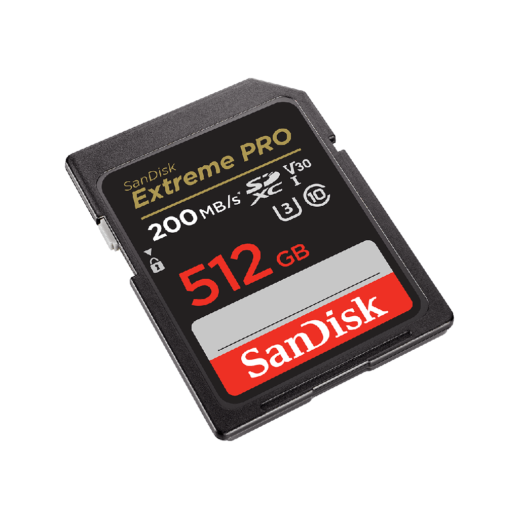 SanDisk Extreme PRO 512 Go, vue gauche