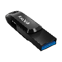 SanDisk Ultra Dual Drive Go noire, perspective