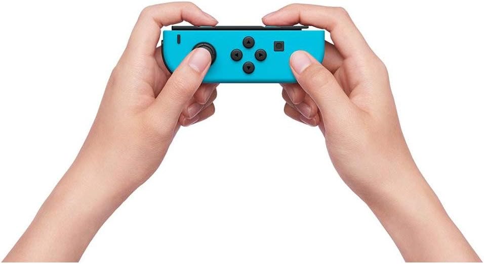 Manettes Joy-Con Gauche Bleu Néon pour Nintendo Switch