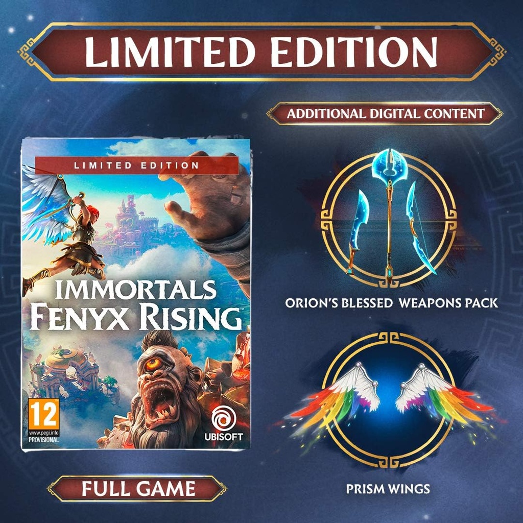 IMMORTALS FENYX RISING, Limited Edition, Version PS5 incluse