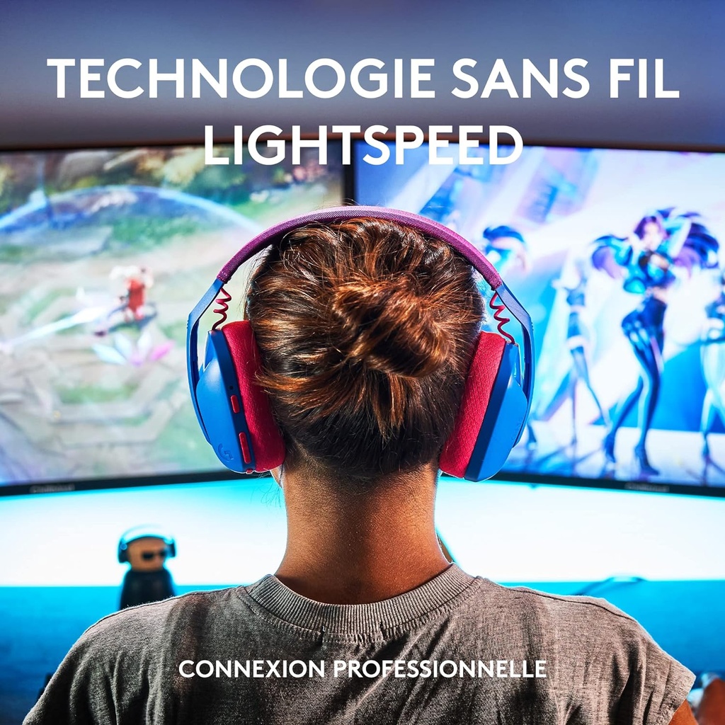 Logitech G435 LIGHTSPEED & Bluetooth Sans Fil Casque Gaming 