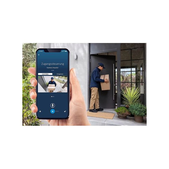 Bosch Smart Home, Serrure de porte Yale Linus Smart Lock avec pont WiFi Compatible Assistant vocal