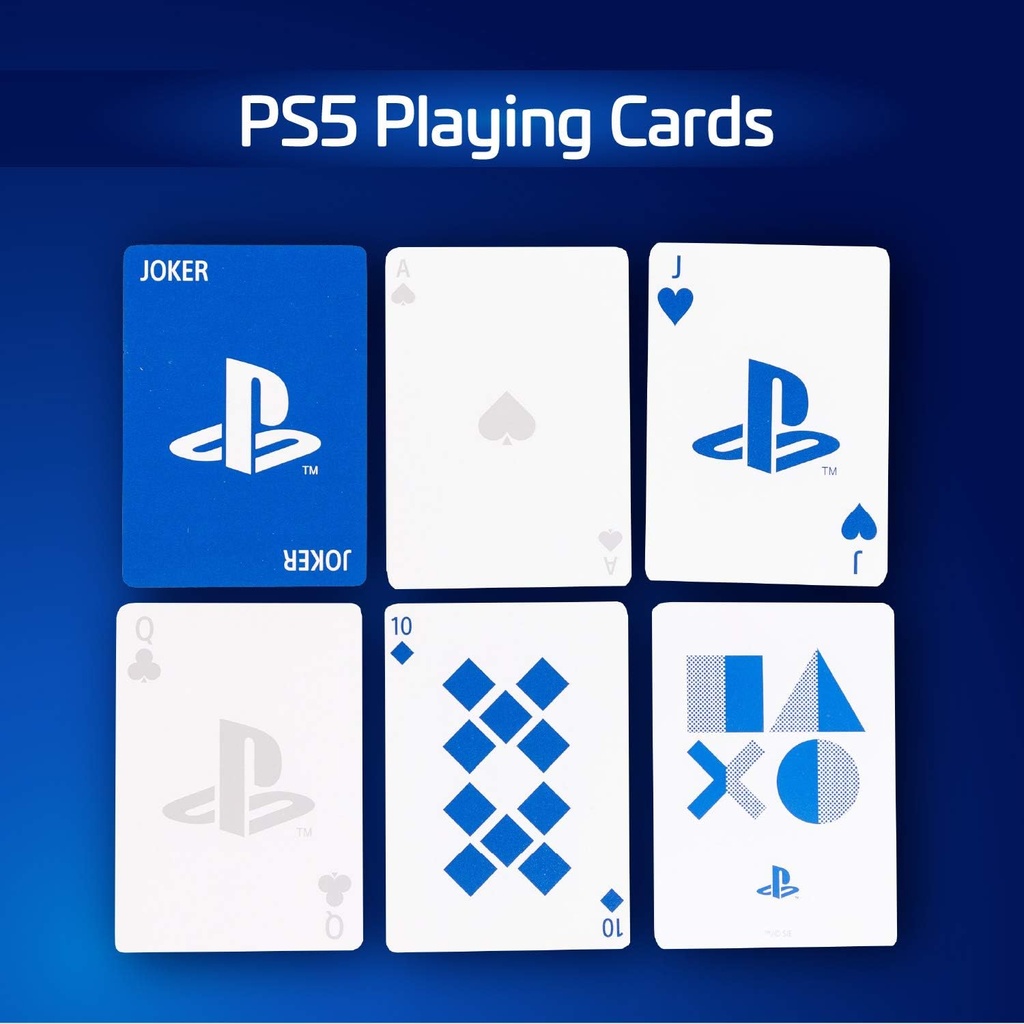 Paladone Cartes à Jouer Playstation - PS5 (6 cm x 9 cm) 