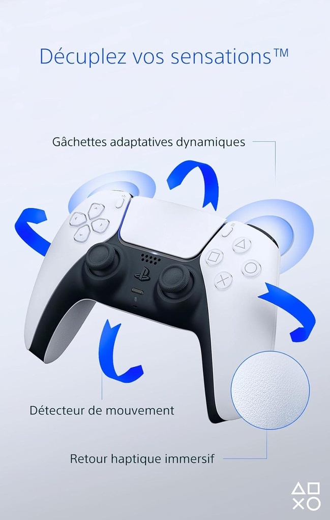 Manette PlayStation 5 officielle DualSense, Sans fil
