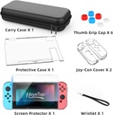 HEYSTOP Kit D'accessoires Tout-en-un Pour Nintendo Switch