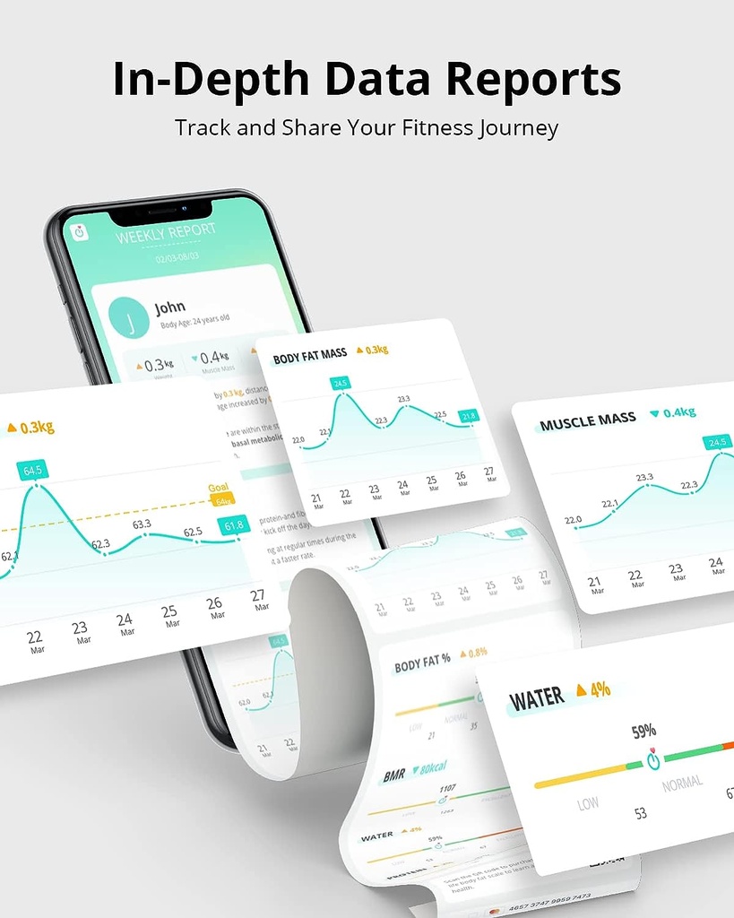 eufy Smart Scale P2 Pro pèse personne, avec Wi-Fi, Bluetooth