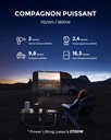 BLUETTI Générateur Électrique Portable ,1152Wh Batterie LiFePO4 avec 2 Sorties CA 1800W (2700W Pic)