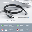 uni Câble USB C vers HDMI 4K