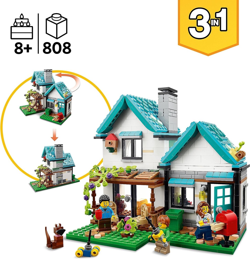 LEGO 31139 Creator 3-en-1 La Maison Accueillante Kit de Construction