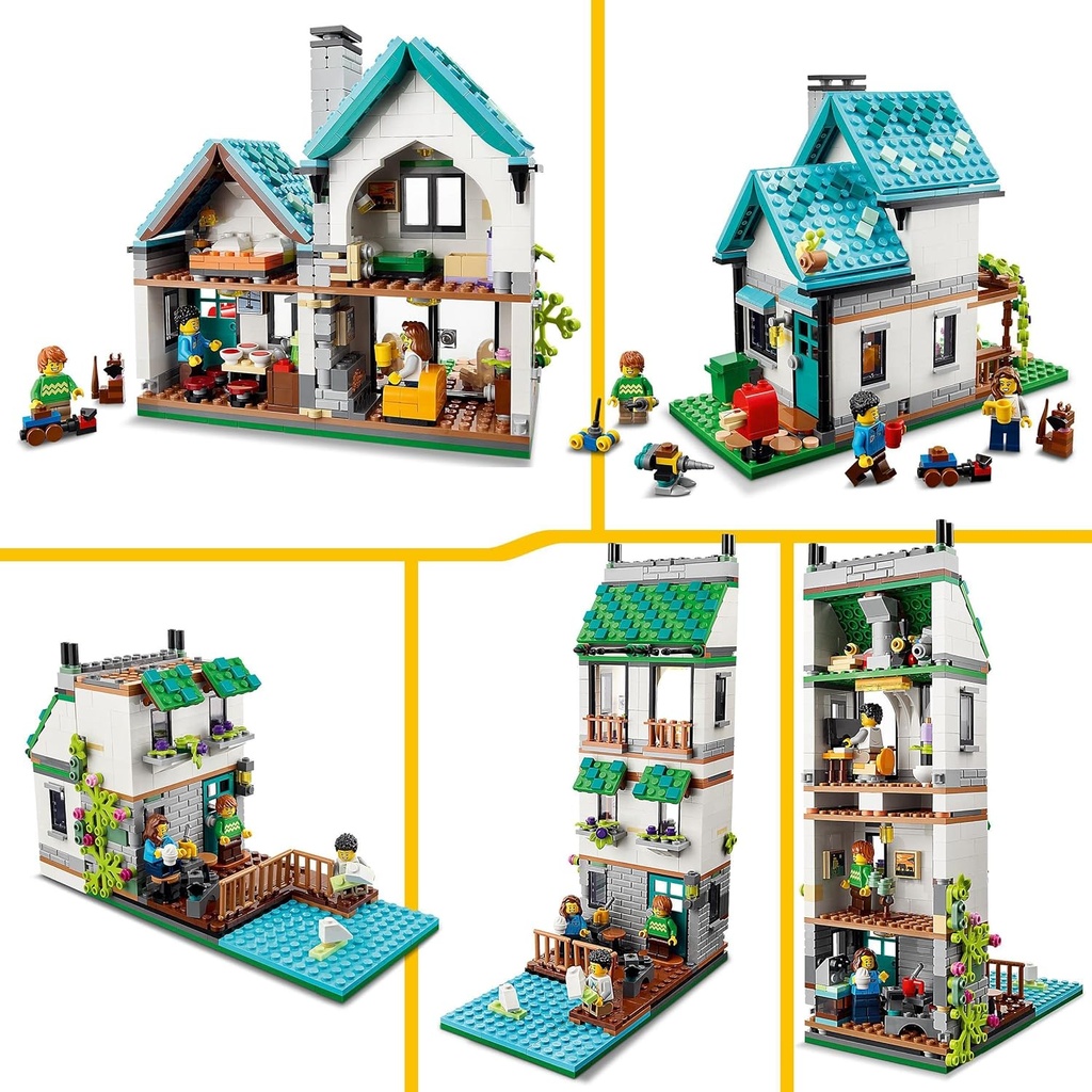 LEGO 31139 Creator 3-en-1 La Maison Accueillante Kit de Construction