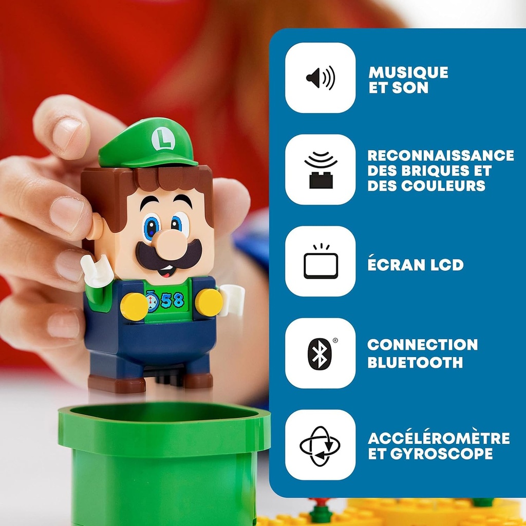 LEGO 71387 Super Mario Pack de Démarrage Les Aventures de Luigi, Jouet de Construction