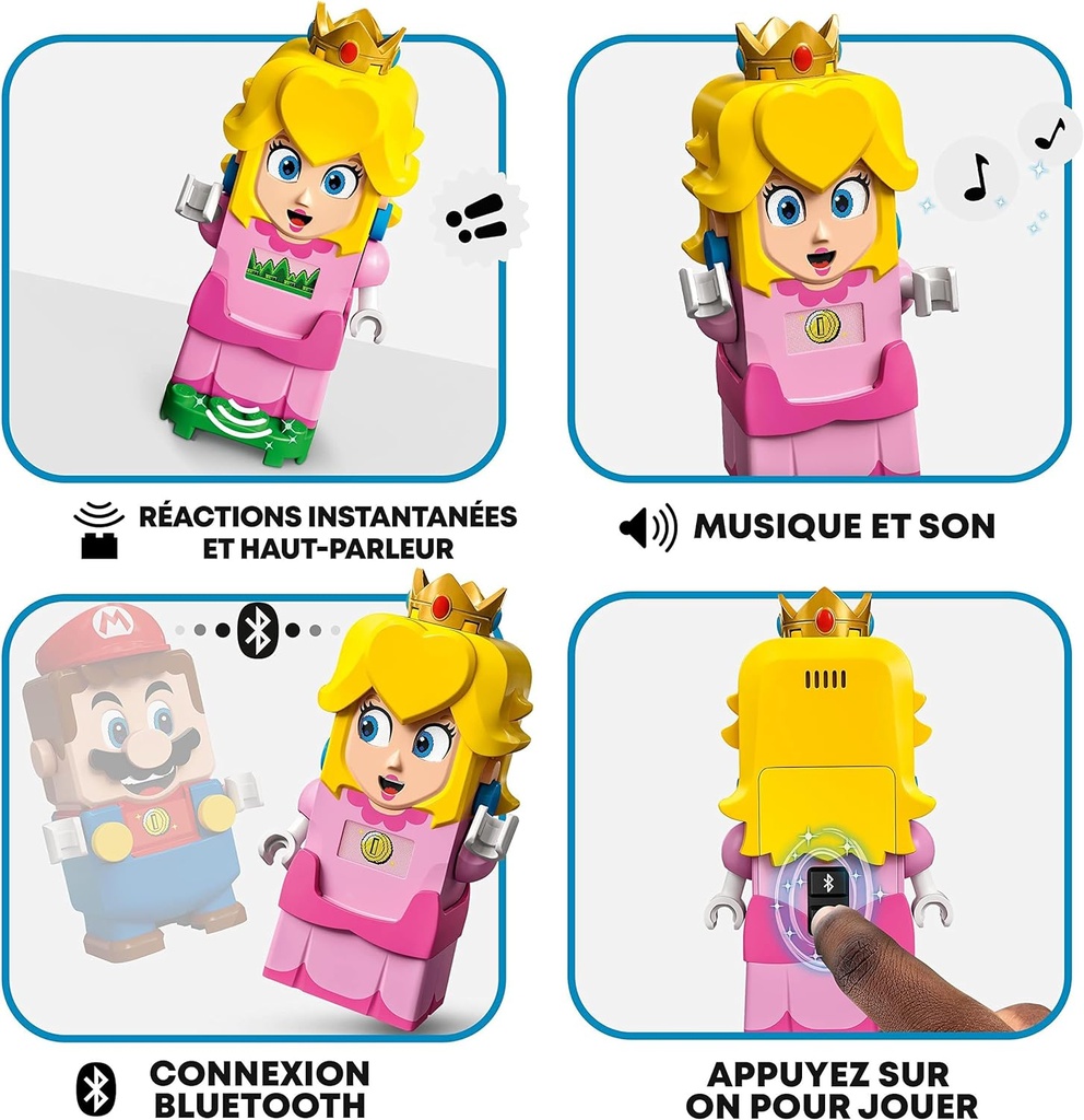 LEGO 71403 Super Mario Pack de Démarrage Les Aventures de Peach, Jouet Construction