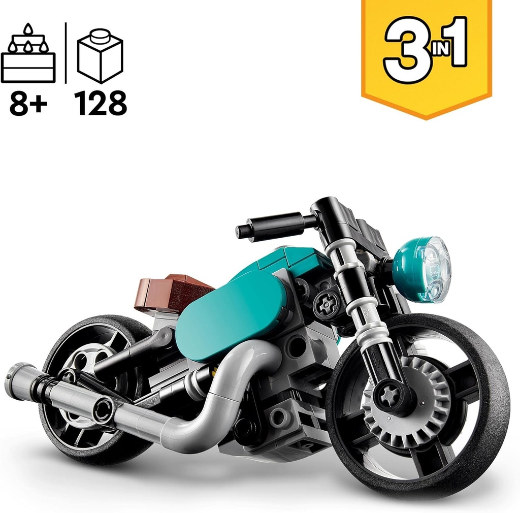 LEGO 31135 Creator 3-en-1 La Moto Ancienne