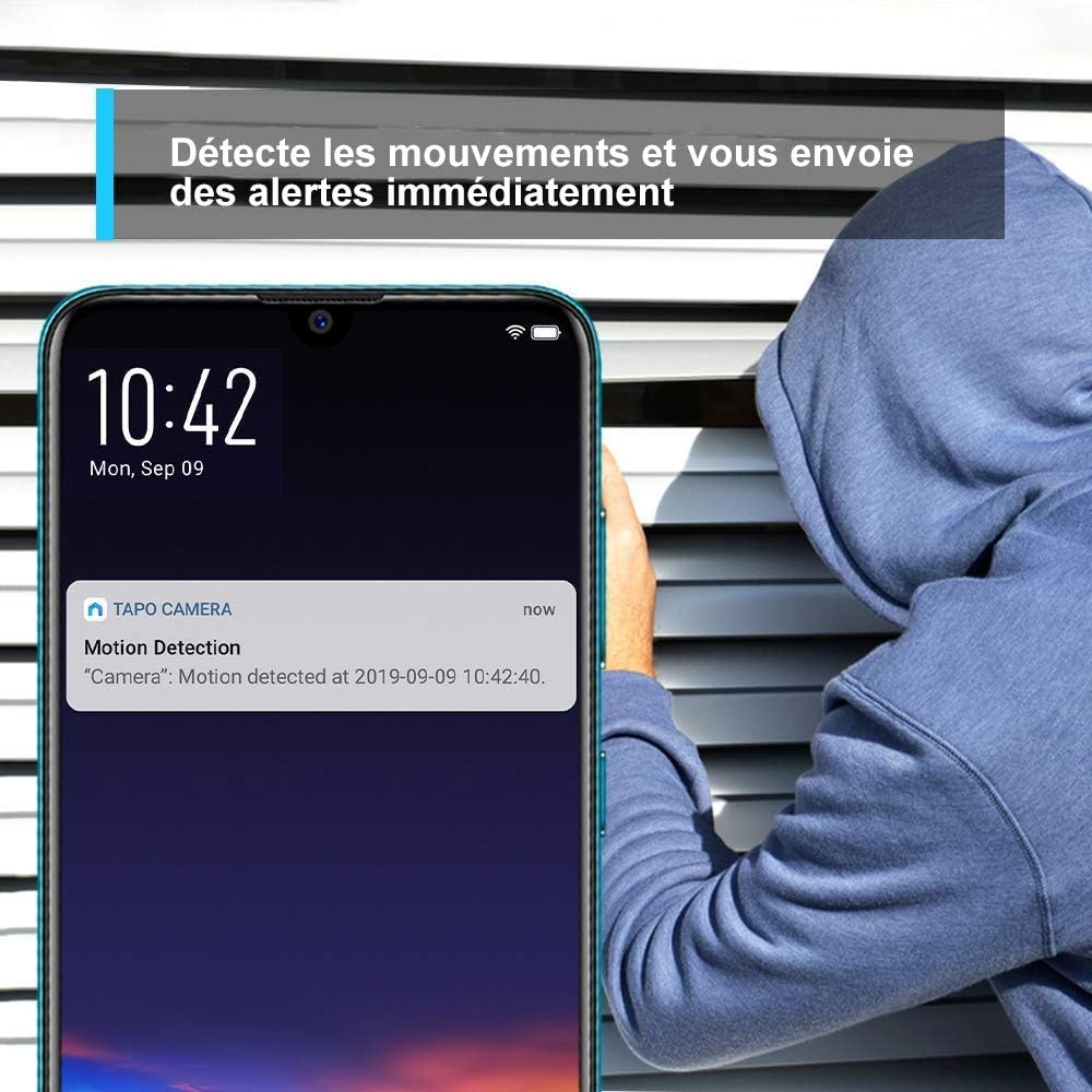 Tapo Caméra Surveillance WiFi intérieure 1080P 