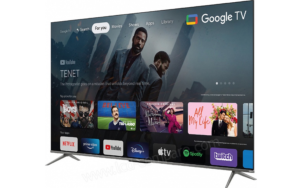 TV QLED '' TCL/4K UHD/HDMI2.1/DOLBY VISION ATMOS/ONKYO/GOOGLE DUO/MEMC 60HZ/120HZ DLG