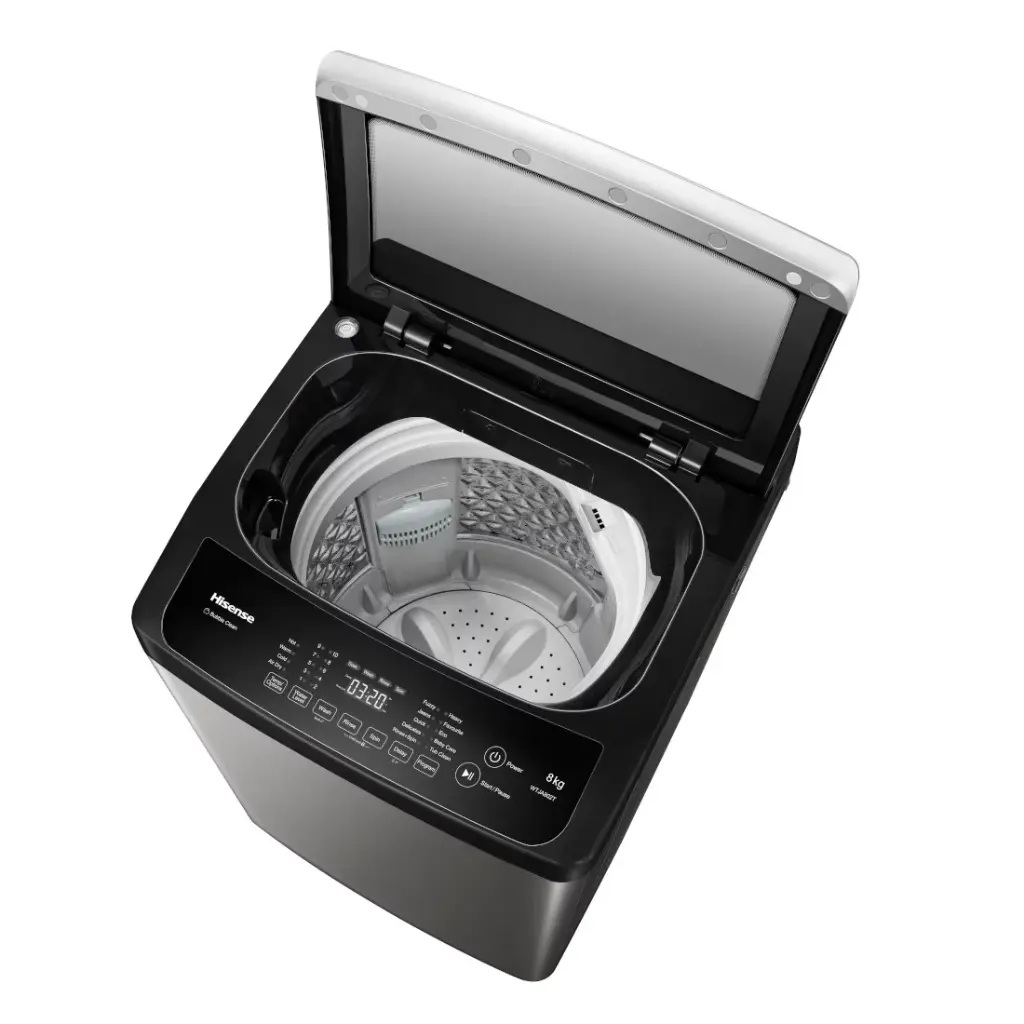 MACHINE A LAVER 13KG HISENSE TOP LOAD/ TITANIUM GREY/ 550W