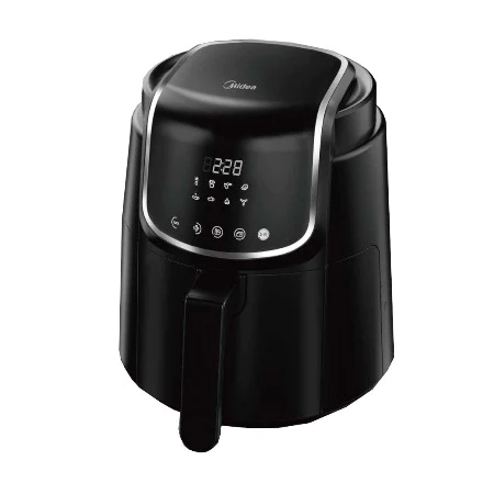 FRITEUSE A AIR MIDEA/ 4 LT/ NOIR/ TIROIR AMOVIBLE/ CYCLONE DOUBLE/2PCS/GT/DIGITAL/1500W