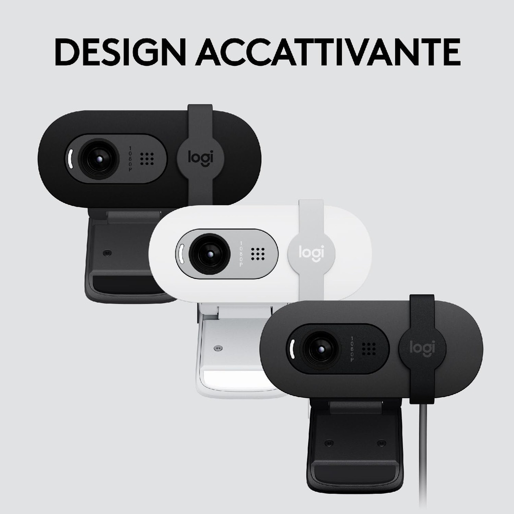 Logitech Brio 100 Full HD pour le divertissement et le streaming