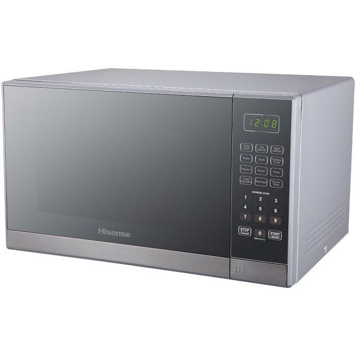 MICRO-ONDE HISENSE/36 LT/1000W/SILVER-MIRROIR/ECRAN TACTILE/SANS POIGNEE/11 POWER LEVELS