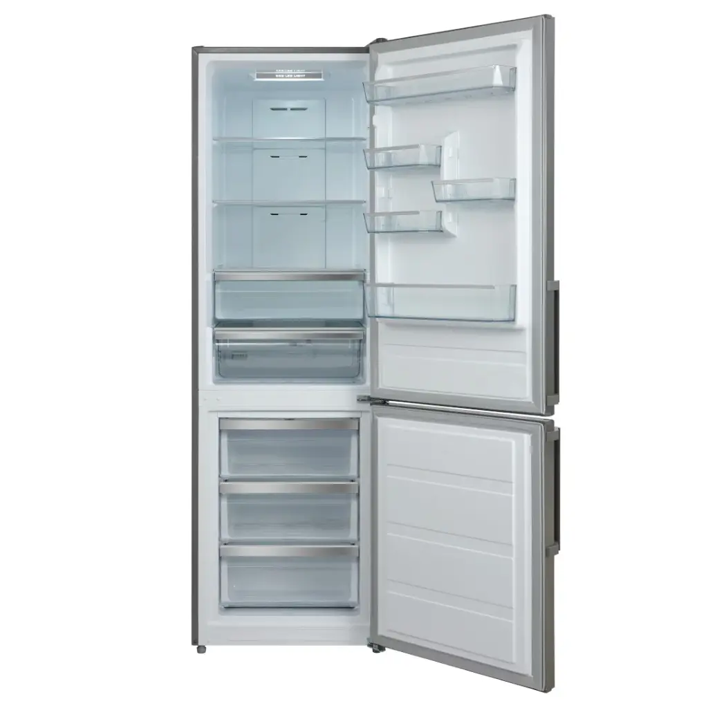 FRIGO MIDEA/COMBINE/2 TIROIRS+1CASIER/COULEUR ARGENT/320LT/NO FROST