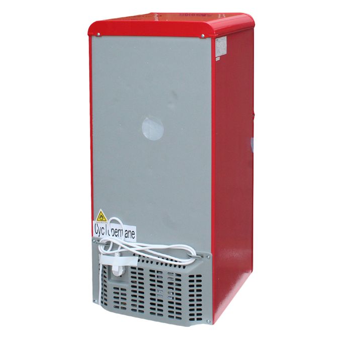 PETIT FRIGO NASCO RETRO 2 PORTES ROUGE 110LT (86LT NET) / R600A / ECONOMIE D'ENERGIE