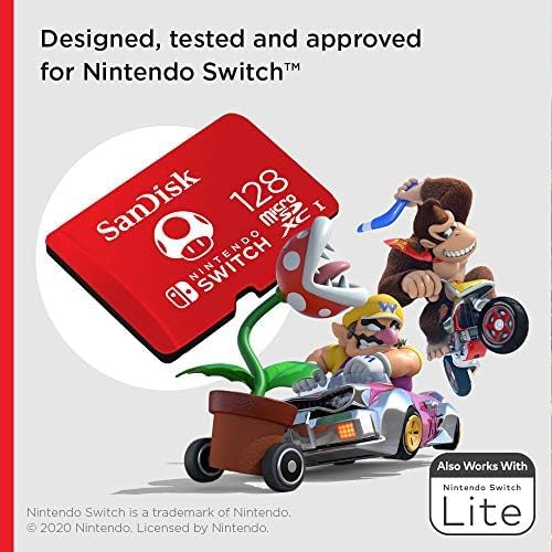 SanDisk Carte microSDXC 128 Go UHS-I  pour Nintendo Switch 