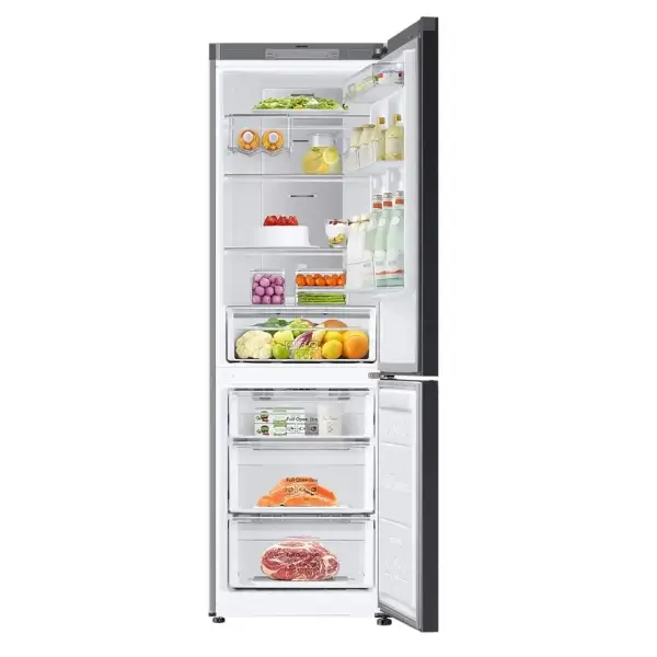 FRIGO COMBINE SAMSUNG BESPOKE/3 TIROIRS/339L(108L+231L)/BLANC-BLEU MARINE-MIROIR 