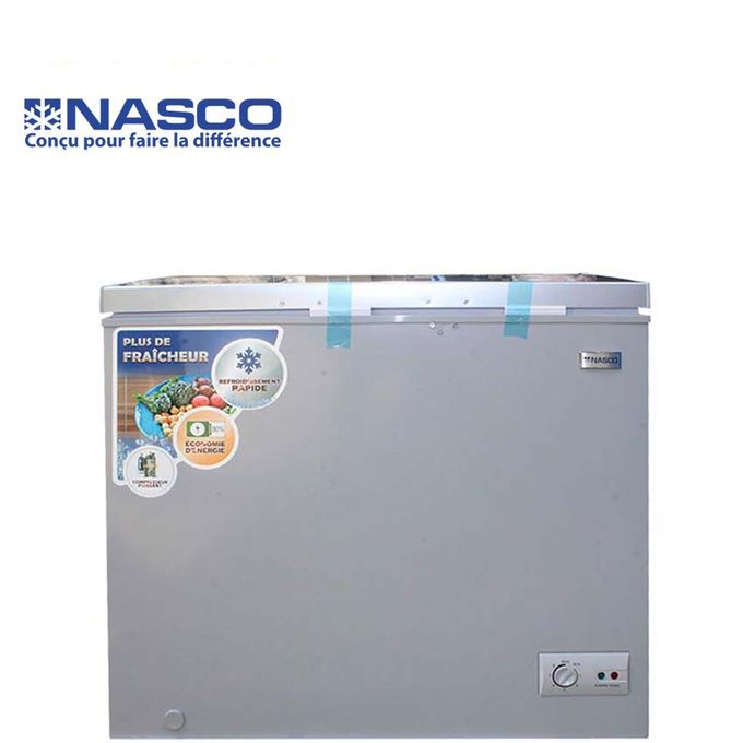 CONG HORIZ.NASCO/GRIS/REFROIDISSEMENT RAPIDE/1PORTE/1 PANIER A L'INT.