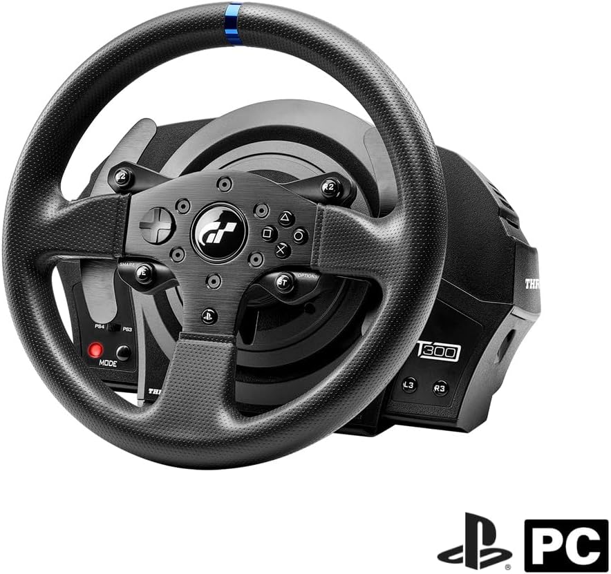 Thrustmaster T300RS GT, Volant de Course et 3 Pédales