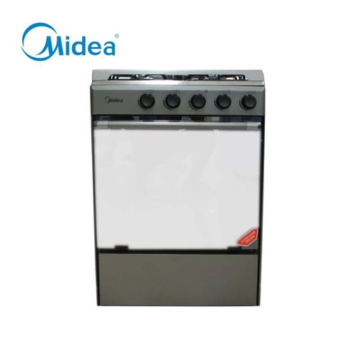 GAZINIERE MIDEA/4F/BLACK/COUVERTURE VITRE/SANS ALLUM.AUTO/60*60