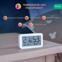 NOUS E6 Capteur de température et d'humidité LCD ZigBee Google Assistant