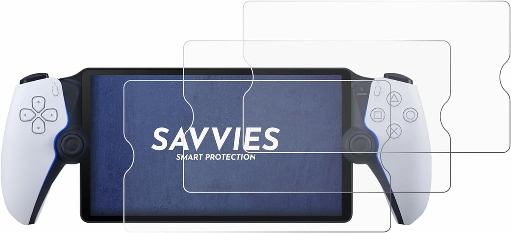 savvies Protection Ecran compatible avec Sony Playstation Portal (6 Pièces) 