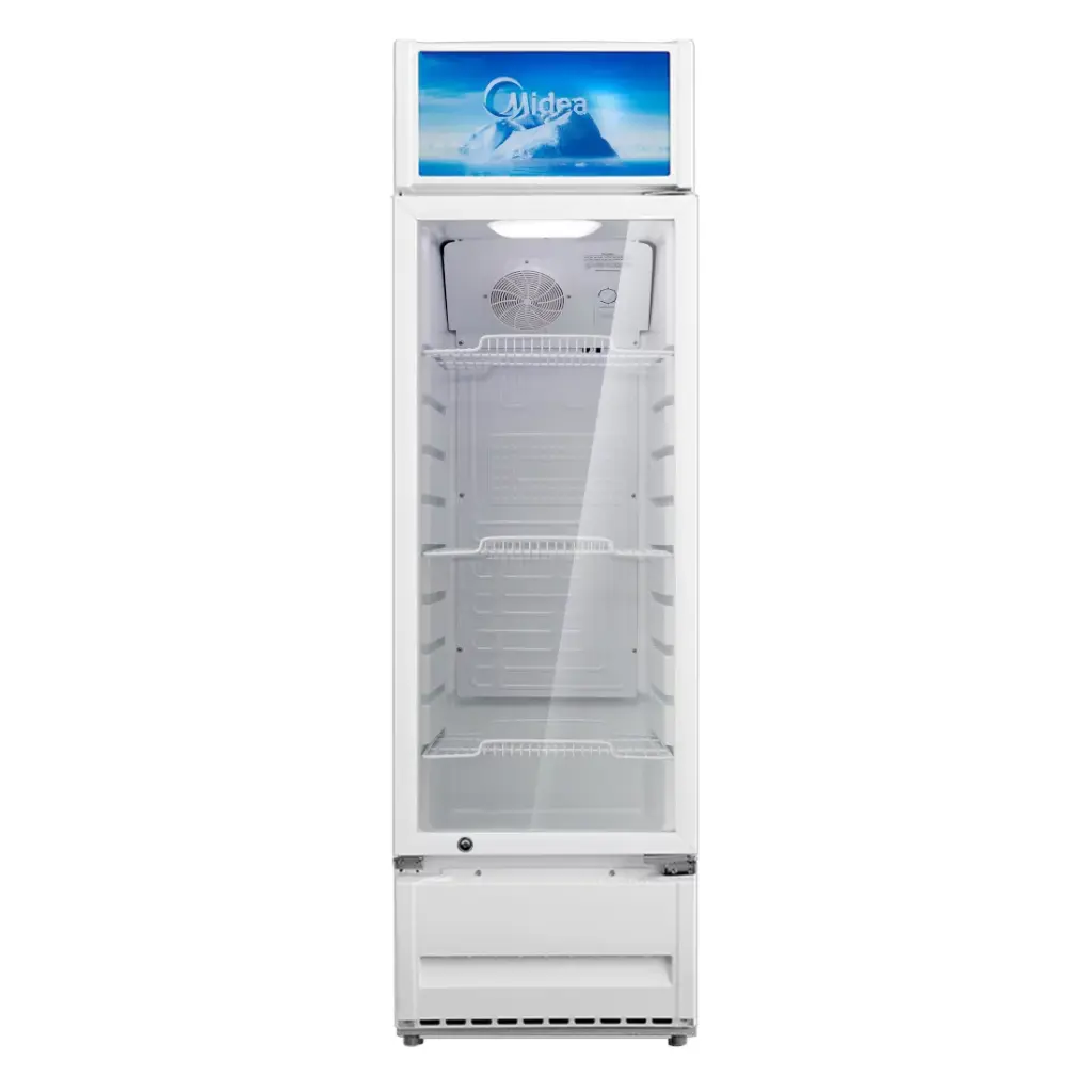 REFROIDISSEUR VITRE MIDEA / BLANC / 211LT