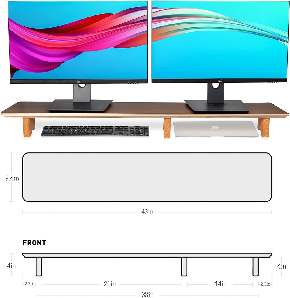 Aothia Grand support pour écran d'ordinateur