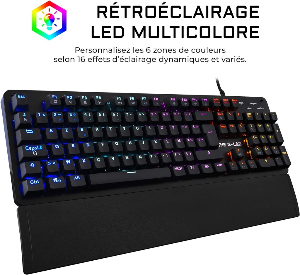 The G-LAB Keyz Carbon E Clavier Mécanique Gamer