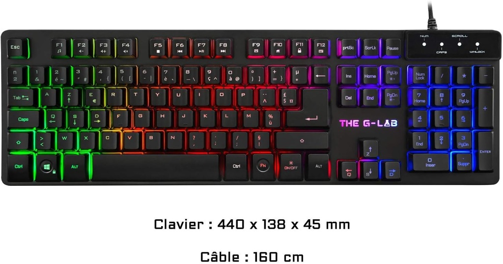 The G-LAB Combo KRYPTON - Clavier Gaming 