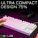 The G-Lab Combo Mercury Tkl- Pack Clavier Et Souris Gamer Mécanique Programmable